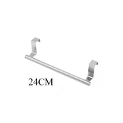 Alternate view of over-cabinet steel towel bar