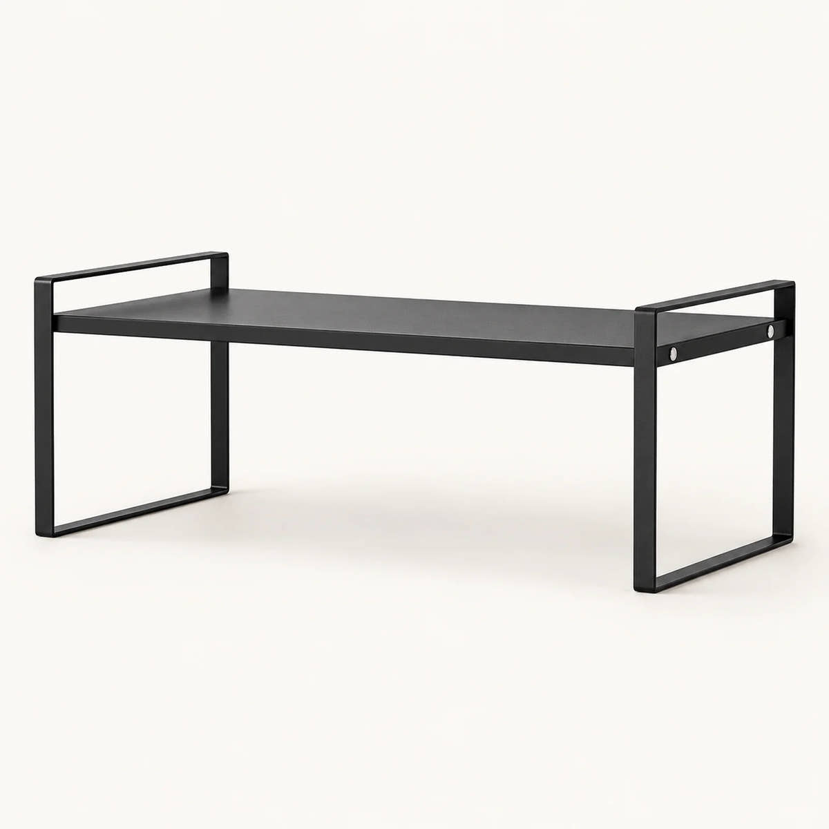 Over-the-Sink Dish Storage Rack on a warm off-white background with a soft natural shadow.