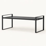 Over-the-Sink Dish Storage Rack on a warm off-white background with a soft natural shadow.