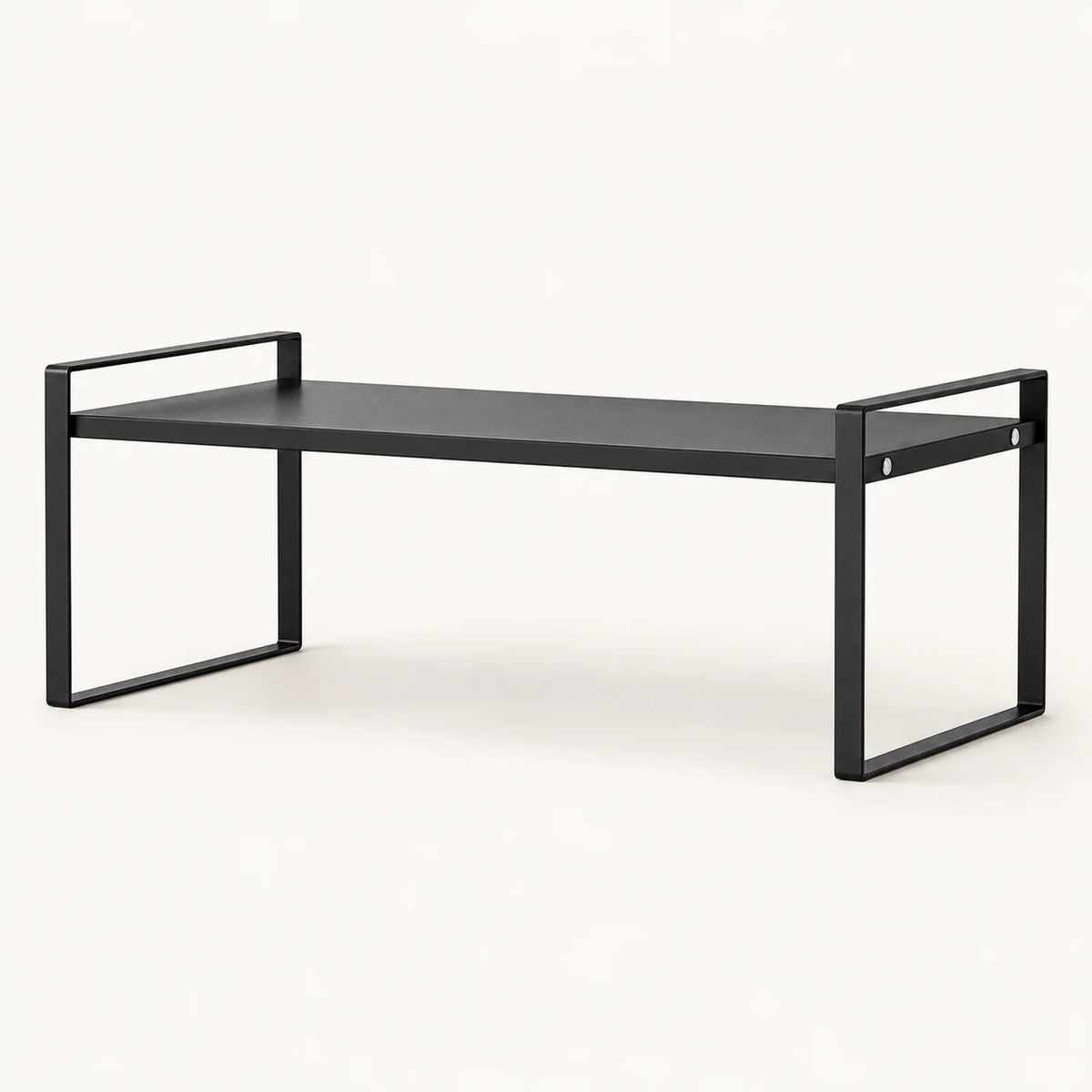 Over-the-Sink Dish Storage Rack on a warm off-white background with a soft natural shadow.