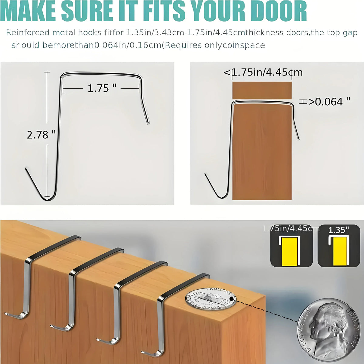 Alternate view of over-the-door shoe organizer with mesh pockets