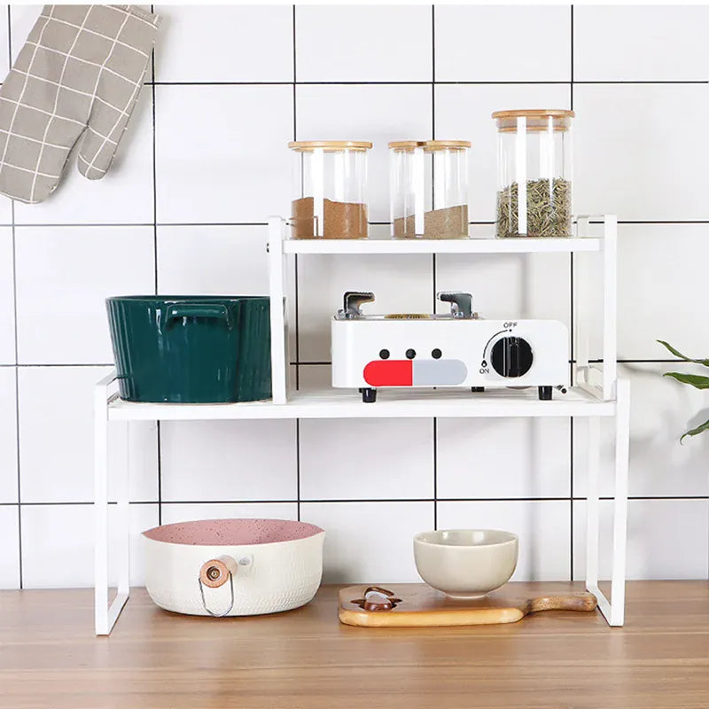Essentials House Steel Kitchen Dishes Bowl Storage Rack Kitchenware Utensils Drainer Shelf Cabinet Over Sink Cutlery Drying