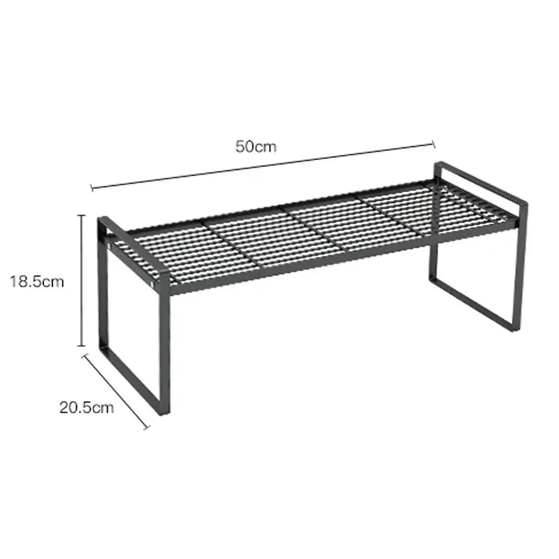 Essentials House Steel Kitchen Dishes Bowl Storage Rack Kitchenware Utensils Drainer Shelf Cabinet Over Sink Cutlery Drying