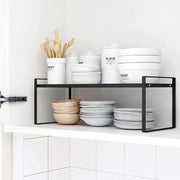 Essentials House Steel Kitchen Dishes Bowl Storage Rack Kitchenware Utensils Drainer Shelf Cabinet Over Sink Cutlery Drying
