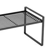 Essentials House Steel Kitchen Dishes Bowl Storage Rack Kitchenware Utensils Drainer Shelf Cabinet Over Sink Cutlery Drying