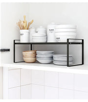 Essentials House Steel Kitchen Dishes Bowl Storage Rack Kitchenware Utensils Drainer Shelf Cabinet Over Sink Cutlery Drying
