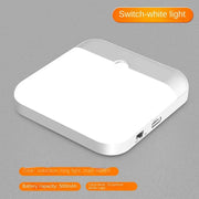 Essentials House White colour Motion Sensor Light USB Night Light LED Lamp With Switch Rechargeable Inductor Lights
