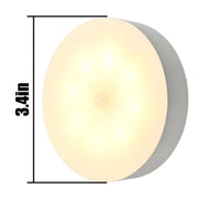 Essentials House Motion Sensor Step Light, USB Rechargeable Wireless LED Floor Lamp for Indoor Stairs Hallway Wardrobe Auto