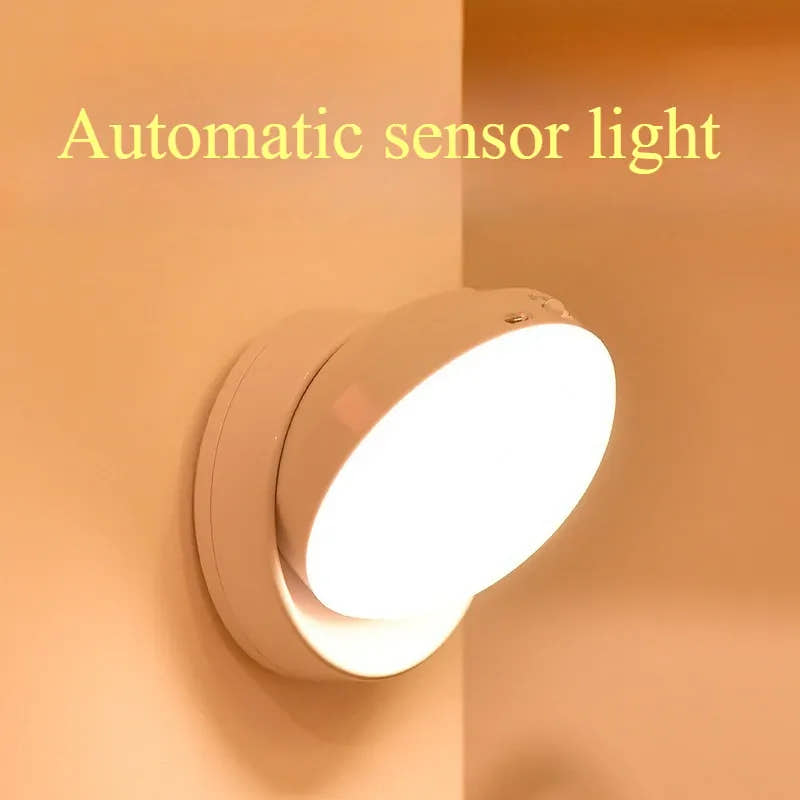 Essentials House warm light / charging style Automatic Wireless Human Motion Sensor Light - Rechargeable LED Night Light