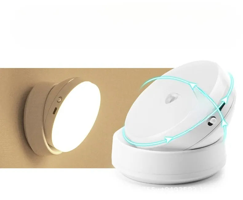 Essentials House Automatic Wireless Human Motion Sensor Light - Rechargeable LED Night Light for Home, Smart Wardrobe