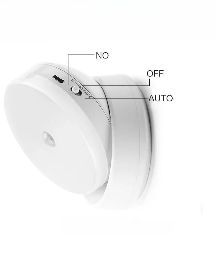 Essentials House Automatic Wireless Human Motion Sensor Light - Rechargeable LED Night Light for Home, Smart Wardrobe