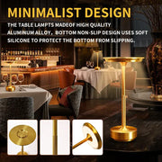 Essentials House USB rechargeable touch switch nightlight, several decorative lights beside the living room sofa, modern