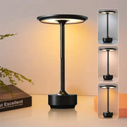 Essentials House Black USB rechargeable touch switch nightlight, several decorative lights beside the living room sofa