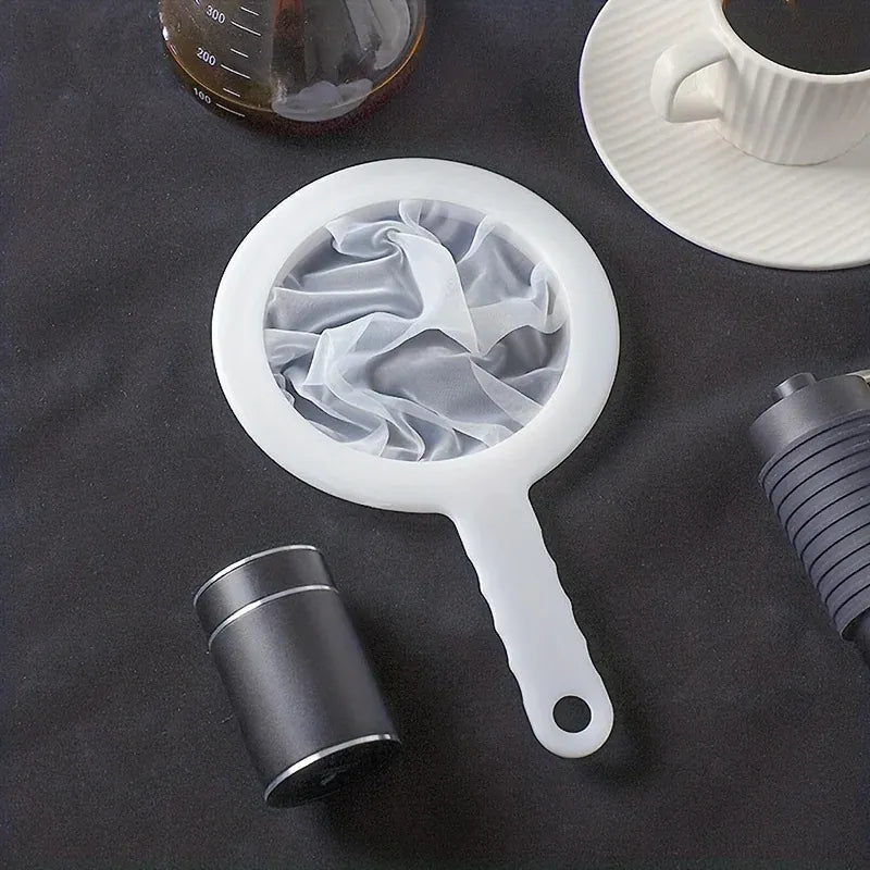 Essentials House 5pcs Soy Milk Wine Filter Bag Nylon Ultra-fine Filter Mesh Sieve for Soy Juice Coffee Milk Food Strainer