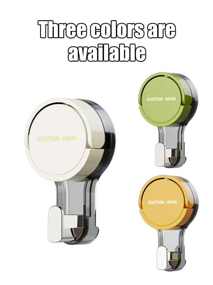 Alternate view of reusable vacuum suction hook for smooth surfaces