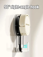 Alternate view of reusable vacuum suction hook for smooth surfaces