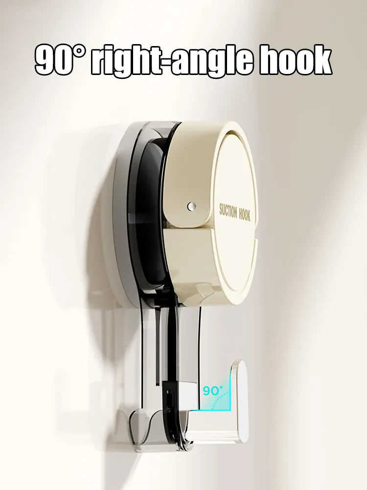 Alternate view of reusable vacuum suction hook for smooth surfaces