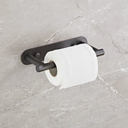Gun grey rotating stainless steel toilet paper holder