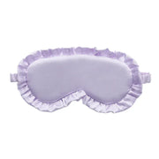 Essentials House Silk Ruffle Sleep Eye Mask Soft Sleeping Eye Covers Multicolor Night Dream Blackout Eye Patches for Woman