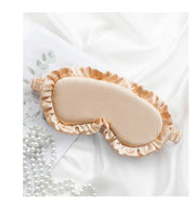 Essentials House Silk Ruffle Sleep Eye Mask Soft Sleeping Eye Covers Multicolor Night Dream Blackout Eye Patches for Woman