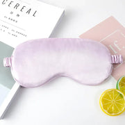 Essentials House Purple-B Silk Ruffle Sleep Eye Mask Soft Sleeping Eye Covers Multicolor Night Dream Blackout Eye Patches