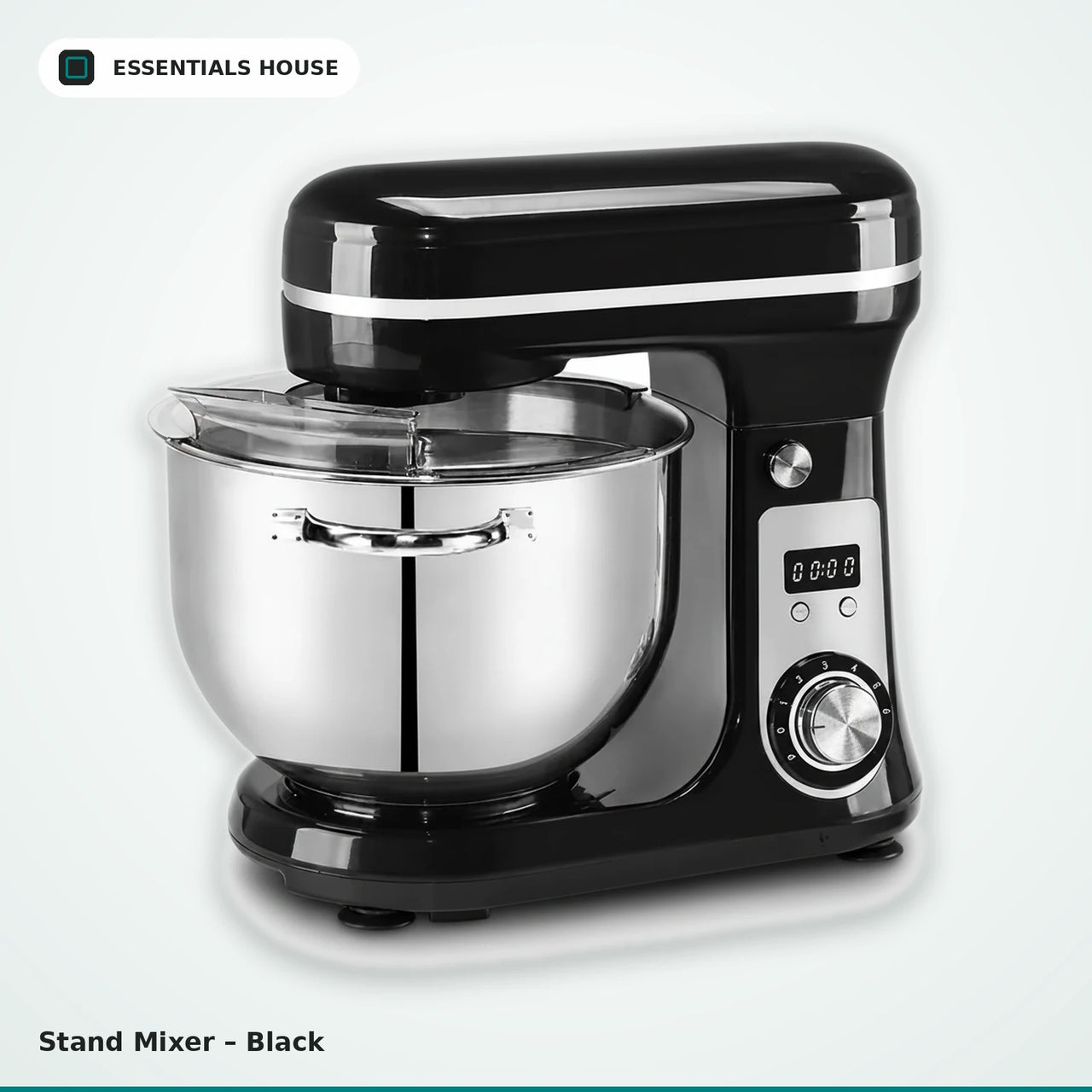 BioloMix 6L 1200W Stand Mixer in Black