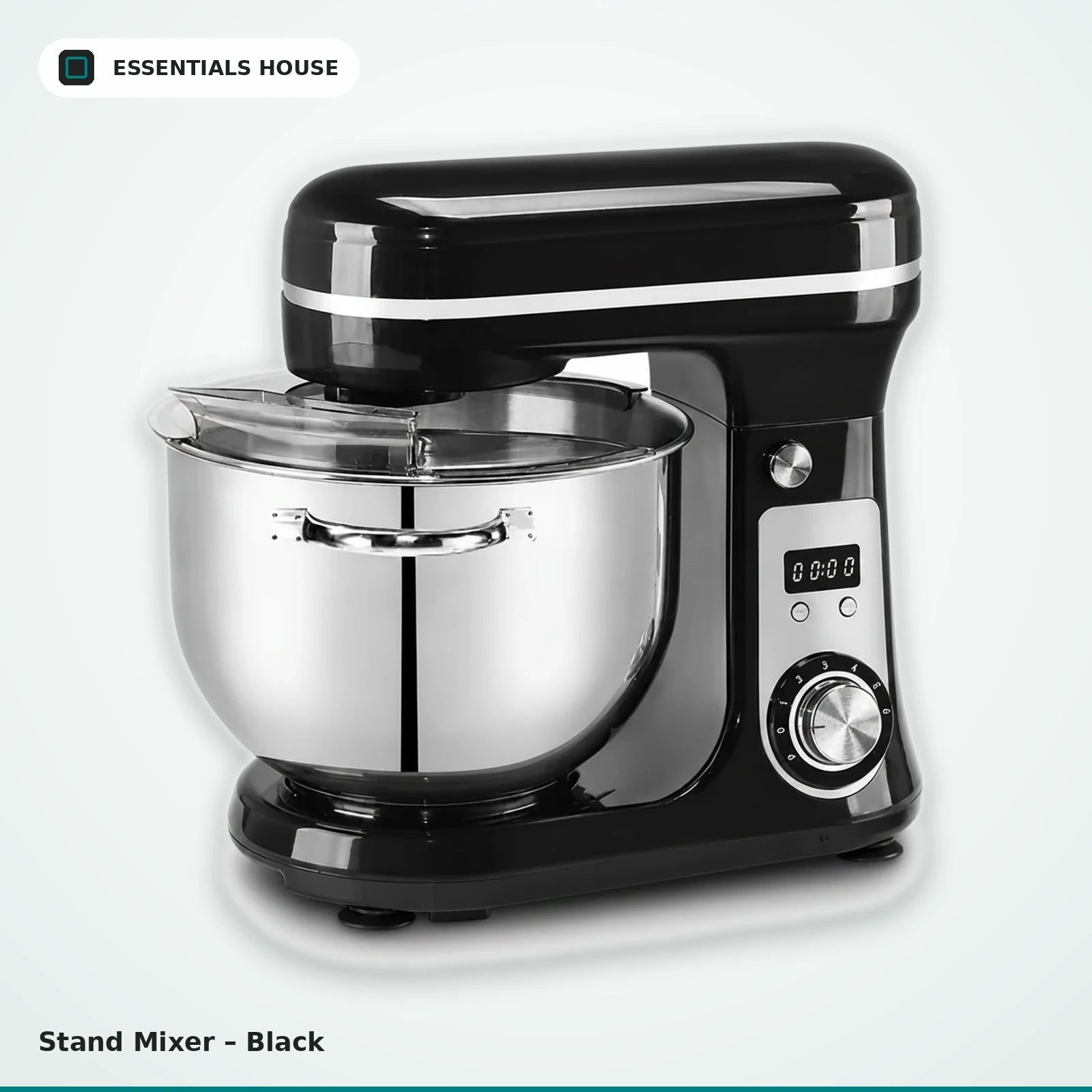 BioloMix 6L 1200W Stand Mixer in Black