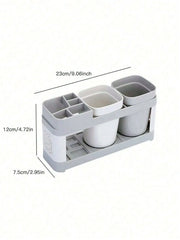Alternate view of toothbrush holder with rinse cup