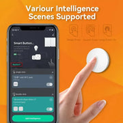 Essentials House Works with Tuya Zigbee Smart Wireless Scene Button Switch Remoter Multi-scene Linkage Support Alexa Goolge