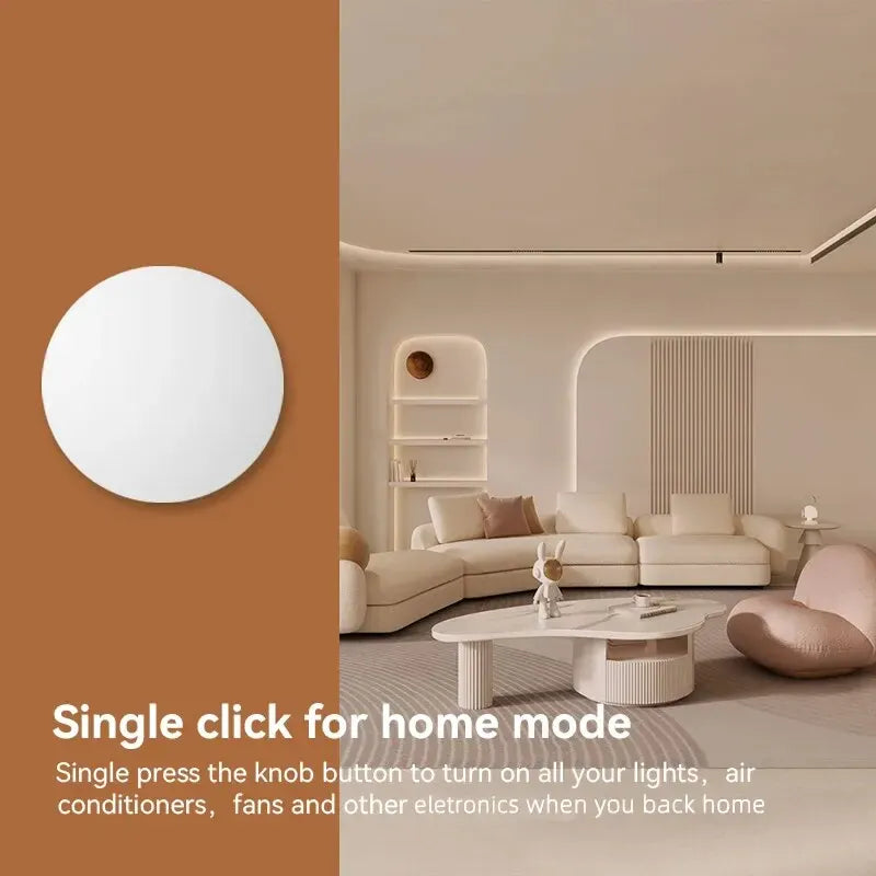 Essentials House Works with Tuya Zigbee Smart Wireless Scene Button Switch Remoter Multi-scene Linkage Support Alexa Goolge