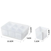 Essentials House Refrigerator Food Drain Fresh-keeping Box Ginger Garlic Onion Pepper Storage Box Fruit Vegetable Drain