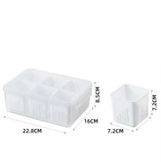 Essentials House Refrigerator Food Drain Fresh-keeping Box Ginger Garlic Onion Pepper Storage Box Fruit Vegetable Drain