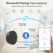 Essentials House WiFi IR Remote Control Smart Wireless Infrared Multifunction IR RF Remote Control Intelligent Voice Control